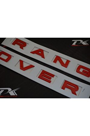 Range Rover Kaput Ve Bagaj Yazı Orjinal Ürün