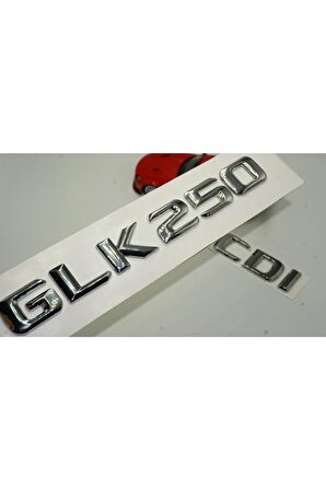Benz Glk 250 Cdı Bagaj Krom Metal 3m 3d Yazı Logo