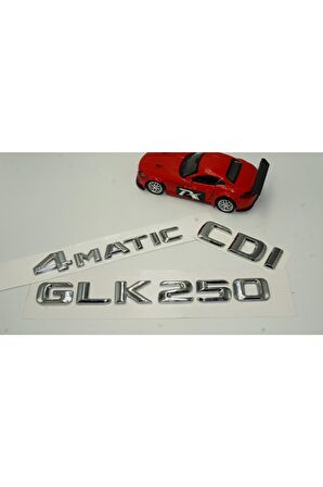 Benz Glk 250 Cdı 4matic Bagaj Krom Metal 3m 3d Yazı Logo