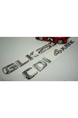 Benz Glk 250 Cdı 4matic Bagaj Krom Metal 3m 3d Yazı Logo
