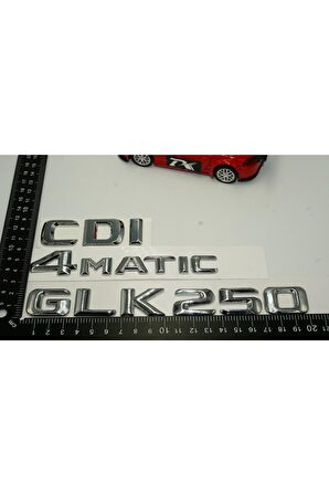 Benz Glk 250 Cdı 4matic Bagaj Krom Metal 3m 3d Yazı Logo