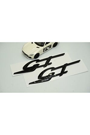 GT Ghibli Levante Grecale Yan Çamurluk Siyah Logo Amblem