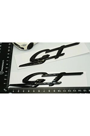GT Ghibli Levante Grecale Yan Çamurluk Siyah Logo Amblem