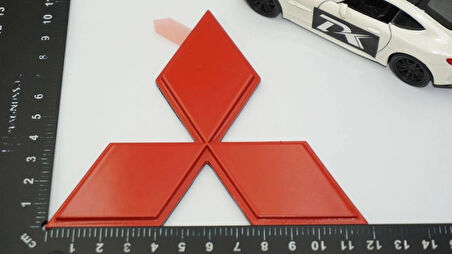 DK Tuning Bagaj Kırmızı ABS Yazı Logo Mitsubishi İle Uyumlu