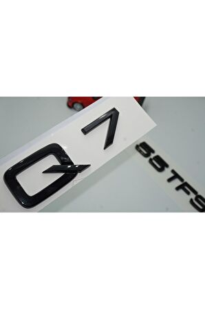 Audi Q7 55 Tfsi Parlak Siyah Abs 3m 3d Bagaj Yazı Logo Orjinal Ürün
