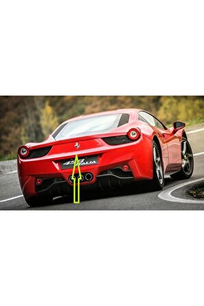 S F Ferrari Horse At Logo Krom Metal Bagaj Logo Amblem Arma