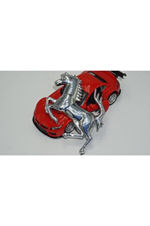 S F Ferrari Horse At Logo Krom Metal Bagaj Logo Amblem Arma