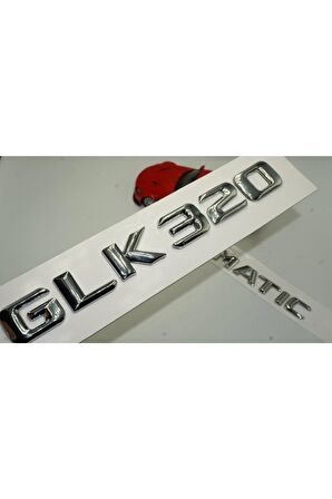 Benz Glk 320 4matic Bagaj Krom Metal 3m 3d Yazı Logo