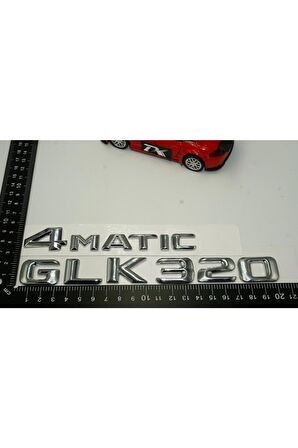 Benz Glk 320 4matic Bagaj Krom Metal 3m 3d Yazı Logo