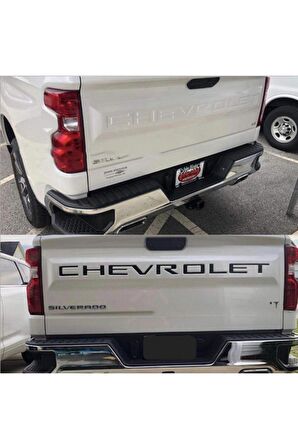 Silverado Bagaj Modifiye Büyük 3m 3d Yazı Logo Arma