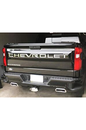 Silverado Bagaj Modifiye Büyük 3m 3d Yazı Logo Arma