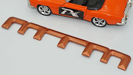 DK Tuning MTM Bagaj Bronz ABS 3M Logo Amblem Audi İle Uyumlu