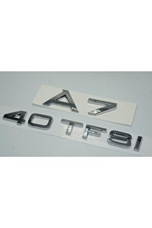 Audi A7 40 Tfsi Krom Abs 3m 3d Bagaj Yazı Logo Orjinal Ürün