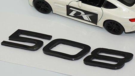DK Tuning Peugeot Yeni 508 Bagaj 3M 3D Siyah ABS Yazı Logo