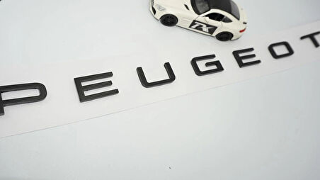 DK Tuning Peugeot Bagaj Yeni Nesil 3M 3D Siyah ABS Yazı Logo