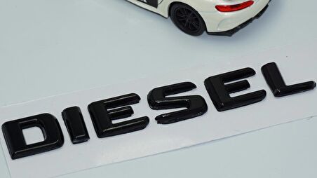DK Tuning Diesel Bagaj Siyah ABS Yazı Logo Amblem Benz İle Uyumlu