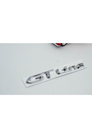 2008 Gt Line Bagaj Yeni Versiyon Metal Yazı Logo Amblem