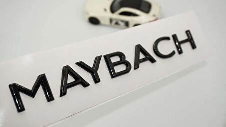 DK Tuning Maybach Bagaj Siyah ABS Yazı Logo Arma