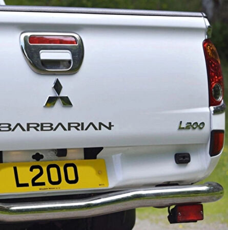 DK Tuning L200 Bagaj Siyah Yazı Logo Arma Mitsubishi İle Uyumlu