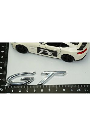 DK Porsche GT Krom Metal Bagaj Logo Ürün