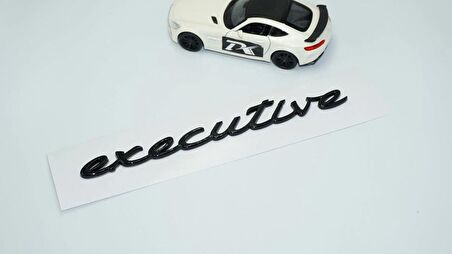 DK Tuning Porsche Executive Bagaj 3M 3D Siyah ABS Yazı Logo Amblem