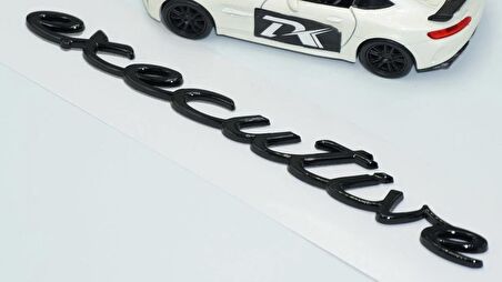 DK Tuning Porsche Executive Bagaj 3M 3D Siyah ABS Yazı Logo Amblem