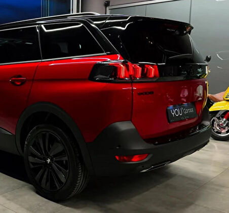 DK Tuning Peugeot 5008 Ön Kaput Ve Bagaj 20-22 Parlak Siyah Yazı Logo