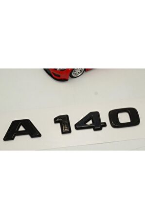 A 140 Bagaj Parlak Siyah Abs 3m 3d Yazı Logo