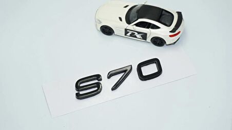 DK Tuning S70 Siyah ABS 3M 3D Bagaj Yazı Logo Volvo İle Uyumlu