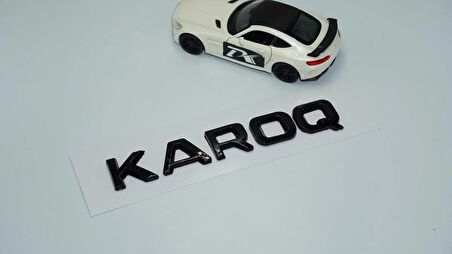 DK Tuning Skoda Karoq Siyah ABS 3M 3D Bagaj Yazı Logo