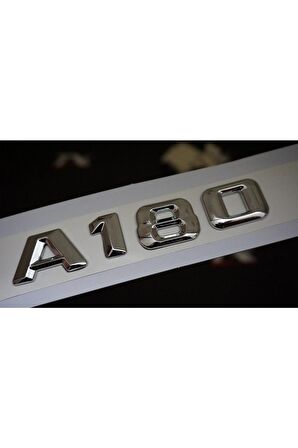 A180 Bagaj Krom Metal 3m 3d Yazı Logo
