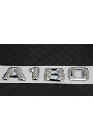 A180 Bagaj Krom Metal 3m 3d Yazı Logo