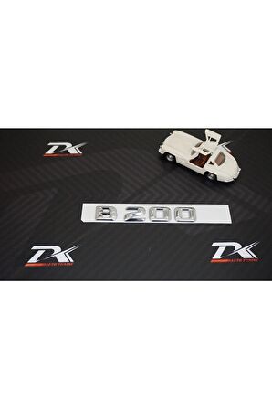 B200 Bagaj Krom Metal 3m 3d Yazı Logo