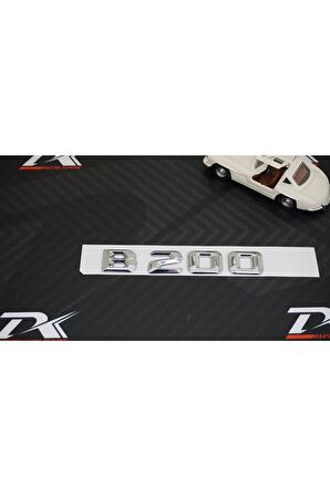 B200 Bagaj Krom Metal 3m 3d Yazı Logo