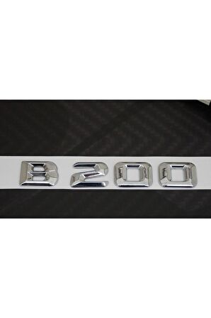 B200 Bagaj Krom Metal 3m 3d Yazı Logo