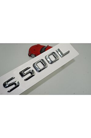 S500l Bagaj Krom Metal 3m 3d Yazı Logo