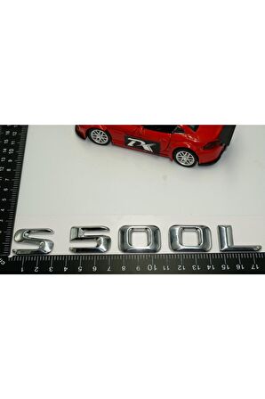 S500l Bagaj Krom Metal 3m 3d Yazı Logo