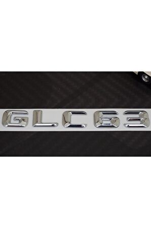 Glc63 Bagaj Krom Metal 3m 3d Yazı Logo