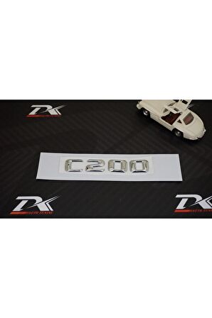 C200 Bagaj Krom Metal 3m 3d Yazı Logo