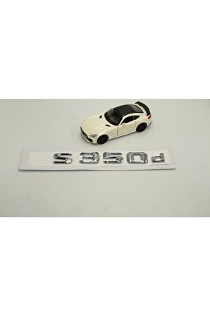 S350d Bagaj Krom Metal 3m 3d Yazı Logo