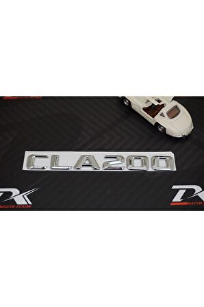 Cla200 Bagaj Krom Metal 3m 3d Yazı Logo
