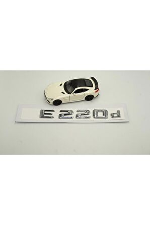 Mercedes Benz E220d Bagaj Krom Metal 3m 3d Yazı Logo