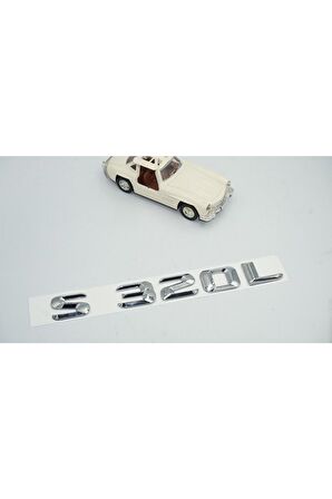 S320l Bagaj Krom Metal 3m 3d Yazı Logo