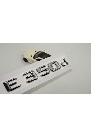 Mercedes Benz E350d Bagaj Krom Metal 3m 3d Yazı Logo
