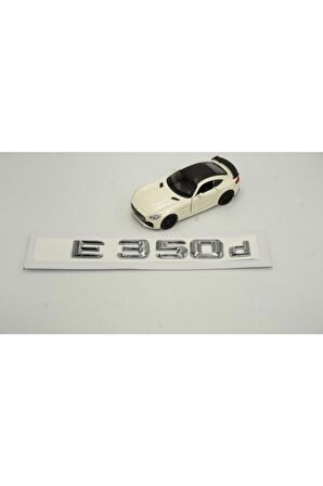 Mercedes Benz E350d Bagaj Krom Metal 3m 3d Yazı Logo