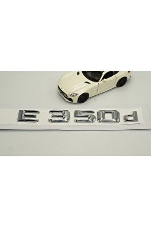 Mercedes Benz E350d Bagaj Krom Metal 3m 3d Yazı Logo