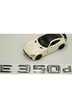Mercedes Benz E350d Bagaj Krom Metal 3m 3d Yazı Logo