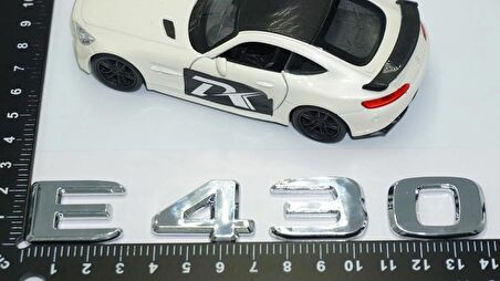 DK Tuning E430 Bagaj Krom ABS 3M 3D Yazı Logo Benz İle Uyumlu