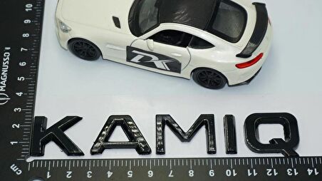 DK Tuning Skoda Kamiq Siyah ABS 3M 3D Bagaj Yazı Logo