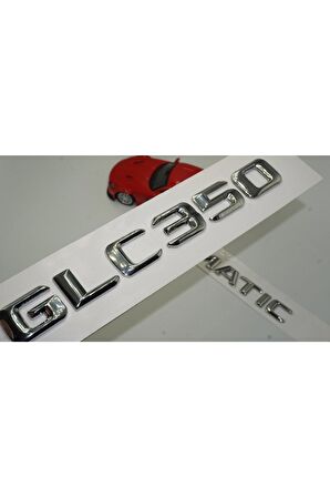 Benz Glc 350 4matic Bagaj Krom Metal 3m 3d Yazı Logo